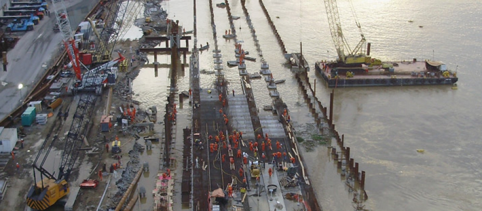 Obra: Reconstruo do Porto de Itaja